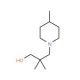 2,2-Dimethyl-3-(4-methyl-piperidin-1-yl)-propan-1-ol - chemical structure image