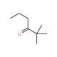 2,2-Dimethyl-3-hexanone (CAS 5405-79-8) - chemical structure image