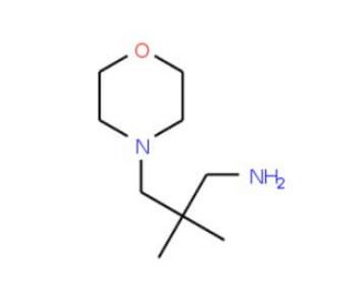 2,2-Dimethyl-3-morpholin-4-ylpropan-1-amine (CAS 90796-54-6) - chemical structure image
