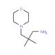 2,2-Dimethyl-3-morpholin-4-ylpropan-1-amine (CAS 90796-54-6) - chemical structure image