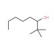 2,2-Dimethyl-3-octanol (CAS 19841-72-6) - chemical structure image