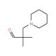 2,2-dimethyl-3-piperidin-1-ylpropanal - chemical structure image