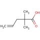 2,2-Dimethyl-4-pentenoic acid (CAS 16386-93-9) - chemical structure image