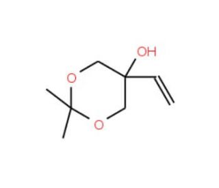 2,2-Dimethyl-5-vinyl-1,3-dioxan-5-ol - chemical structure image