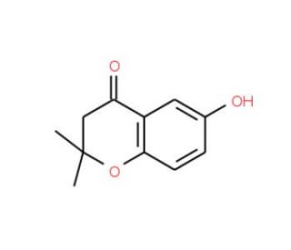 2,2-Dimethyl-6-hydroxy-4-chromanone (CAS 31366-85-5) - chemical structure image