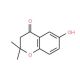2,2-Dimethyl-6-hydroxy-4-chromanone (CAS 31366-85-5) - chemical structure image