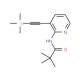 2,2-Dimethyl-N-(3-trimethylsilanylethynyl-pyridin-2-yl)-propionamide (CAS 499193-46-3) - chemical structure image