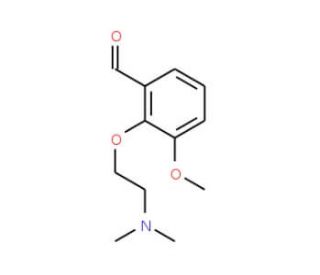 2-(2-Dimethylamino-ethoxy)-3-methoxy-benzaldehyde (CAS 883549-58-4) - chemical structure image