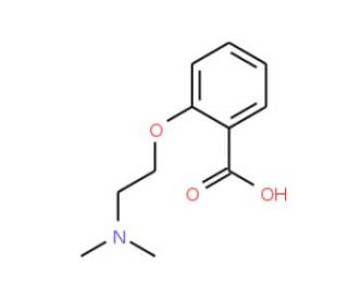 2-(2-Dimethylamino-ethoxy)-benzoic acid - chemical structure image