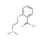 2-(2-Dimethylamino-ethoxy)-benzoic acid - chemical structure image