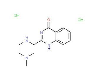 2-({[2-(dimethylamino)ethyl]amino}methyl)quinazolin-4(3H)-one dihydrochloride - chemical structure image