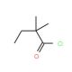 2,2-Dimethylbutyryl chloride (CAS 5856-77-9) - chemical structure image