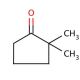 2,2-Dimethylcyclopentanone (CAS 4541-32-6) - chemical structure image