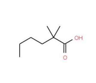 2,2-Dimethylhexanoic acid (CAS 813-72-9) - chemical structure image