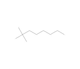 2,2-Dimethyloctane (CAS 15869-87-1) - chemical structure image
