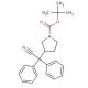 2,2-Diphenyl-2-(1-Boc-3-pyrrolidinyl)acetonitrile - chemical structure image