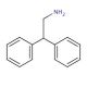 2,2-Diphenylethylamine (CAS 3963-62-0) - chemical structure image