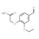 2-(2-Ethoxy-4-formyl-phenoxy)-acetamide - chemical structure image