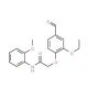 2-(2-Ethoxy-4-formyl-phenoxy)-N-(2-methoxyphenyl)-acetamide - chemical structure image