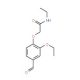 2-(2-ethoxy-4-formylphenoxy)-N-ethylacetamide - chemical structure image