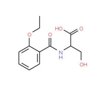 2-(2-Ethoxy-benzoylamino)-3-hydroxy-propionic acid - chemical structure image