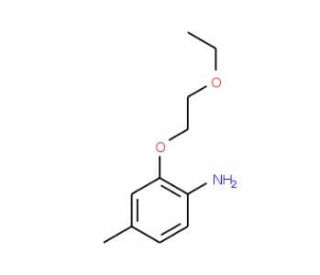 2-(2-Ethoxyethoxy)-4-methylaniline - chemical structure image