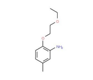 2-(2-Ethoxyethoxy)-5-methylaniline - chemical structure image