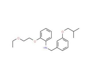 2-(2-Ethoxyethoxy)-N-(3-isobutoxybenzyl)aniline - chemical structure image