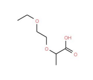 2-(2-ethoxyethoxy)propanoic acid - chemical structure image