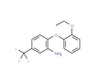 2-(2-Ethoxyphenoxy)-5-(trifluoromethyl)aniline - chemical structure image