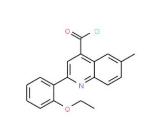 2-(2-ethoxyphenyl)-6-methylquinoline-4-carbonyl chloride - chemical structure image