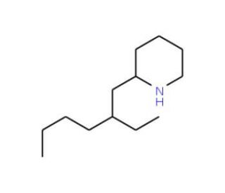 2-(2-Ethyl-hexyl)-piperidine - chemical structure image