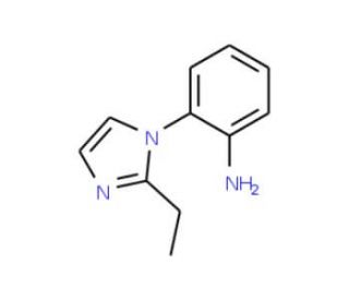 2-(2-Ethyl-imidazol-1-yl)-phenylamine - chemical structure image