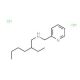 2-(2-Ethylhexylaminomethyl)pyridine dihydrochloride (CAS 142937-33-5) - chemical structure image