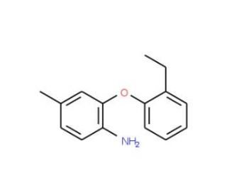 2-(2-Ethylphenoxy)-4-methylaniline - chemical structure image