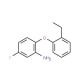 2-(2-Ethylphenoxy)-5-fluoroaniline - chemical structure image