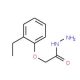 2-(2-ethylphenoxy)acetohydrazide - chemical structure image