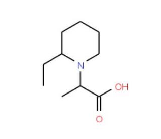 2-(2-Ethylpiperidin-1-yl)propanoic acid - chemical structure image