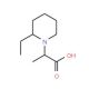 2-(2-Ethylpiperidin-1-yl)propanoic acid - chemical structure image