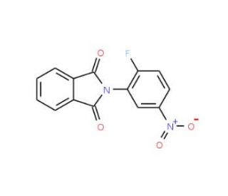 2-(2-Fluoro-5-nitrophenyl)-1H-isoindole-1,3(2H)-dione - chemical structure image
