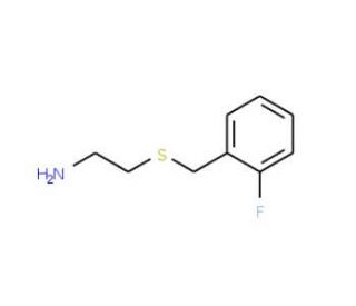 2-(2-Fluoro-benzylsulfanyl)-ethylamine - chemical structure image