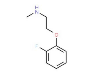 [2-(2-Fluoro-phenoxy)-ethyl]-methyl-amine - chemical structure image