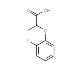 2-(2-Fluoro-phenoxy)-propionic acid - chemical structure image