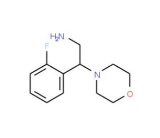 2-(2-Fluoro-phenyl)-2-morpholin-4-yl-ethylamine - chemical structure image