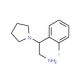2-(2-Fluoro-phenyl)-2-pyrrolidin-1-yl-ethylamine (CAS 876716-16-4) - chemical structure image