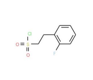 2-(2-Fluoro-phenyl)-ethanesulfonyl chloride - chemical structure image