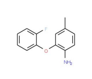 2-(2-Fluorophenoxy)-4-methylaniline - chemical structure image