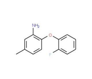 2-(2-Fluorophenoxy)-5-methylaniline - chemical structure image