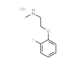 2-(2-Fluorophenoxy)-N-methyl-1-ethanaminehydrochloride - chemical structure image
