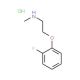 2-(2-Fluorophenoxy)-N-methyl-1-ethanaminehydrochloride - chemical structure image